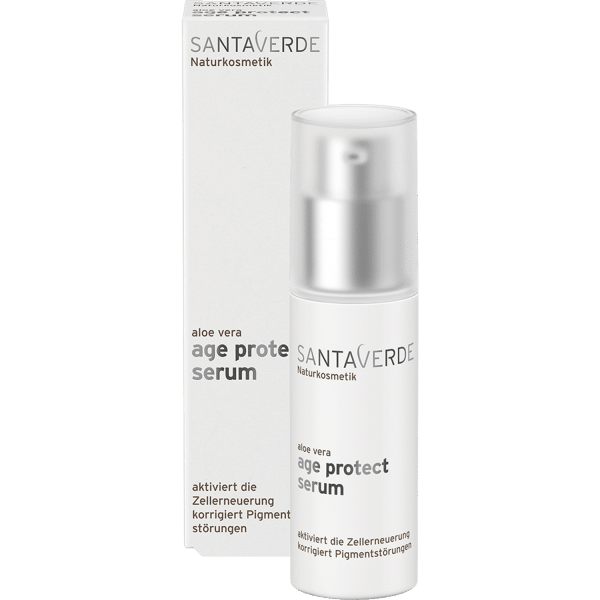 Aloe vera age protect gezichtsserum bio 30 ml Santaverde
