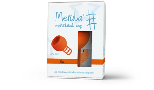 Menstruatie cup fox oranje 1 stuks Merula