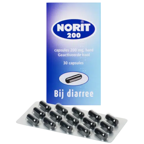 Norit 200 mg 30 capsules vemedia
