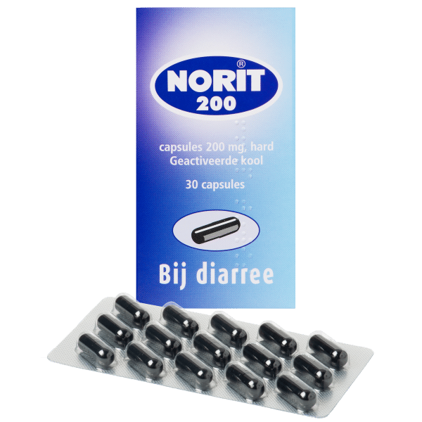Norit 200 mg 30 capsules vemedia