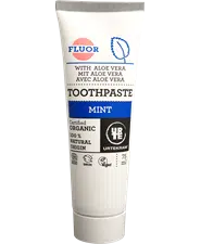 Tandpasta mint fluoride 75 ml Urtekram
