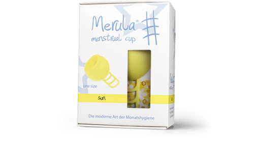 Menstruatie cup XL fox oranje 1 stuks Merula