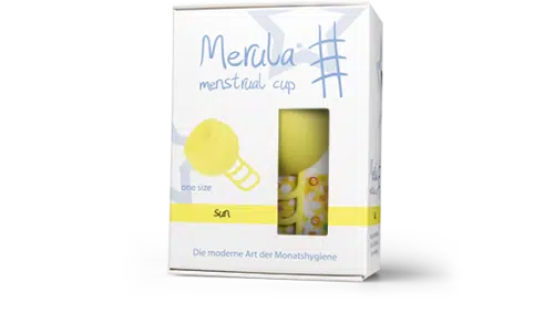 Menstruatie cup XL fox oranje 1 stuks Merula