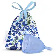 Menstruatie cup blue maat S 1 stuks Ladycup