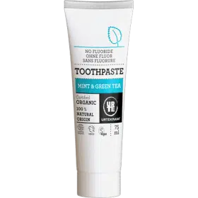 Tandpasta munt/groene thee 75 ml Urtekram