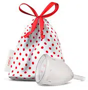 Menstruatie cup transparant maat S 40 mm 1 stuks Ladycup