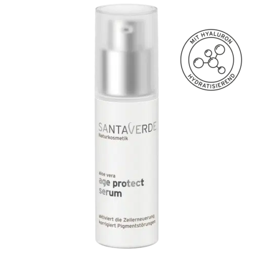Aloe vera age protect gezichtsserum bio 30 ml Santaverde