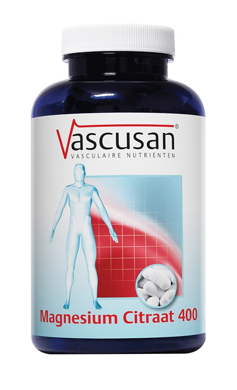 Magnesium citraat 400 200 tabletten Vascusan