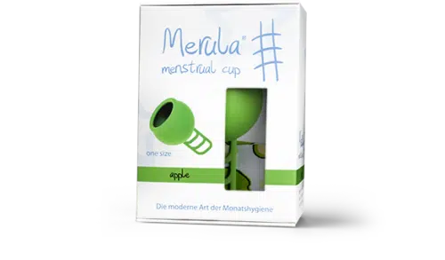 Menstruatie cup apple groen 1 stuks Merula