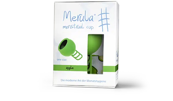 Menstruatie cup apple groen 1 stuks Merula