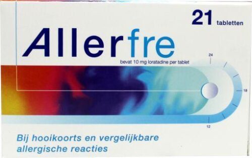 Allerfre 10mg 21 tabletten