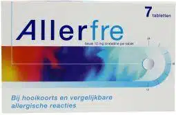 Allerfre 10mg 7 tabletten