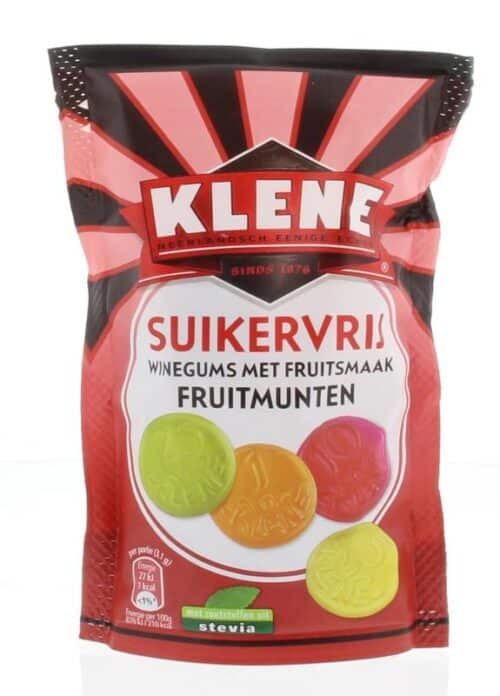 Fruitmunten suikervrij 105 gram Klene