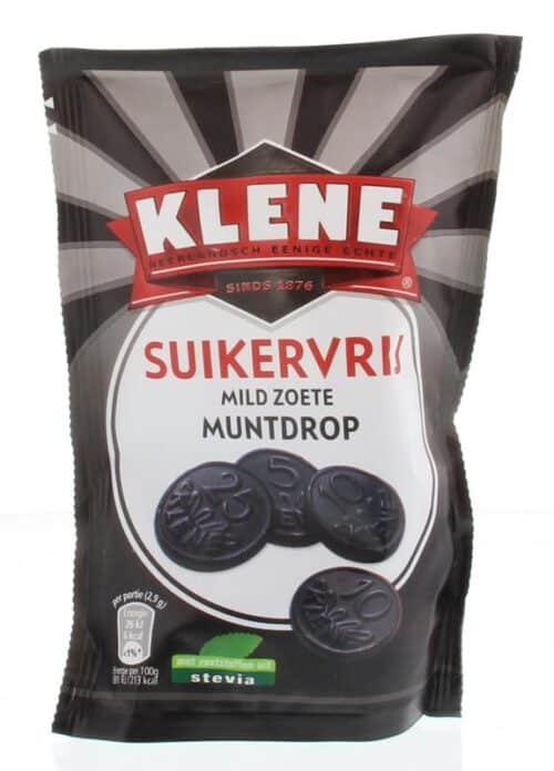 Muntdrop mild zoet suikervrij 105 gram Klene