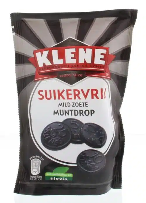 Muntdrop mild zoet suikervrij 105 gram Klene