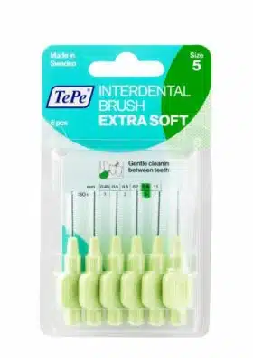 Interdental ragers extra zacht 0.8 mm licht Groen Tepe
