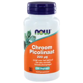 Chroom Picolinaat 200 mcg 100 capsules NOW