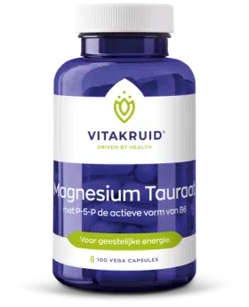 Magnesium tauraat met P-5-P 100 vegi-caps Vitakruid