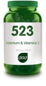 523 Selenium 100 mcg / vitamine E 300IE 60 capsules AOV