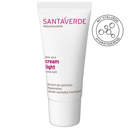 Aloe vera cream light parfumvrij bio 30 ml Santaverde