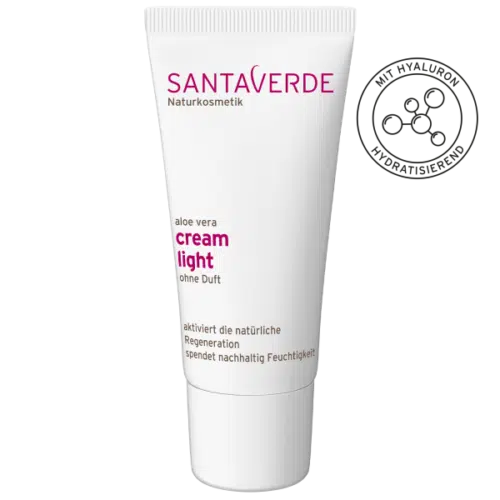 Aloe vera cream light parfumvrij bio 30 ml Santaverde