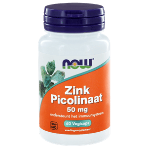Zink picolinaat 50 mg 60 capsules NOW