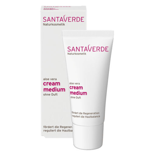 Aloe vera cream medium parfumvrij bio 30 ml Santaverde