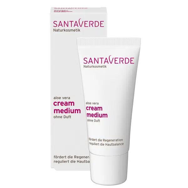 Aloe vera cream medium parfumvrij bio 30 ml Santaverde