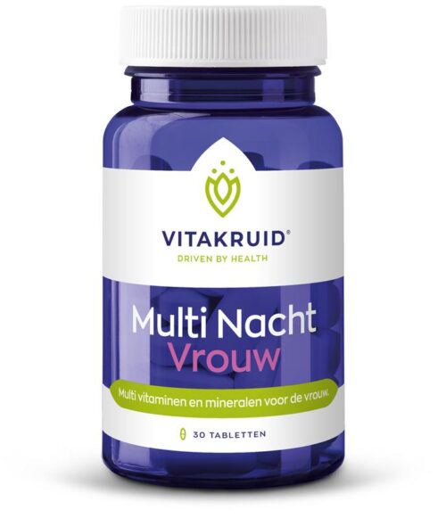 Multi nacht vrouw 30 tabletten Vitakruid