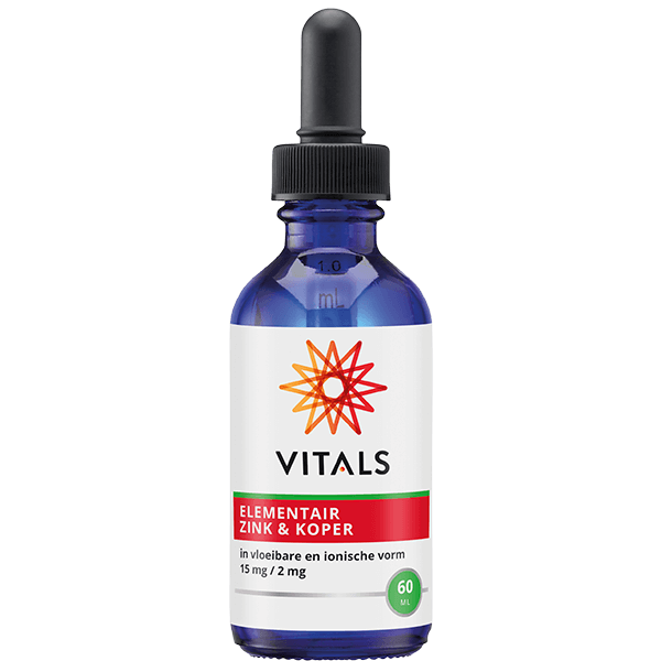 Elementair zink & koper 60 ml Vitals