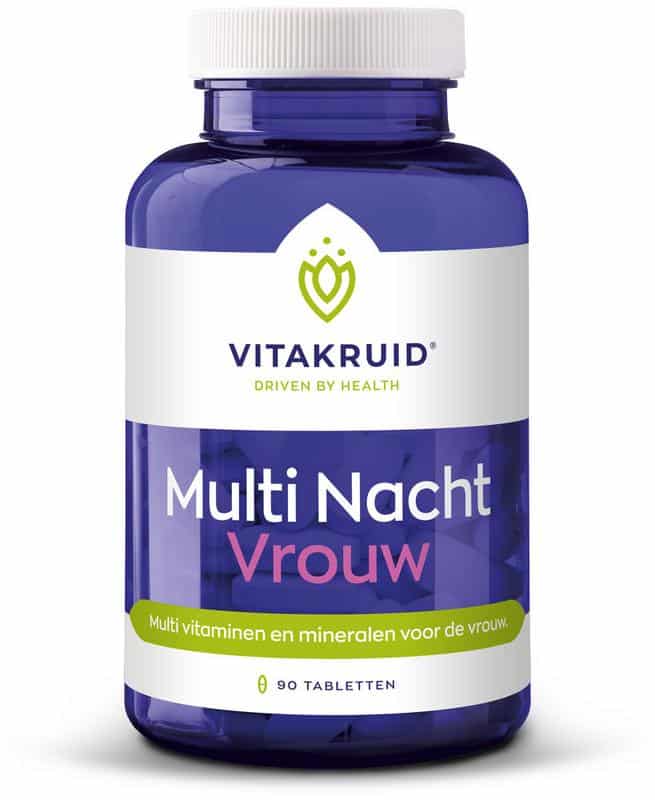 Multi nacht vrouw 90 tabletten Vitakruid