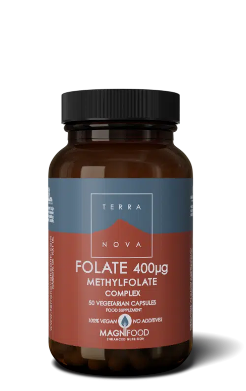 Folaat 400 mcg complex 50 capsules Terranova