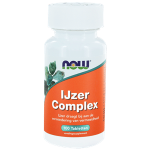 IJzer complex 100 tabletten NOW