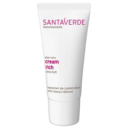 Aloe vera cream rich parfumvrij 30 ml Santaverde