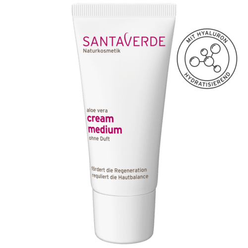 Aloe vera cream medium parfumvrij bio 30 ml Santaverde