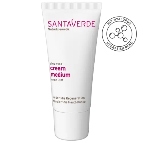 Aloe vera cream medium parfumvrij bio 30 ml Santaverde
