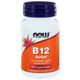 Vitamine B12 actief 100 zuigtabletten NOW