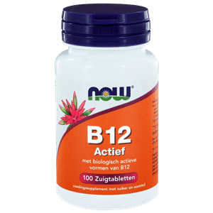 Vitamine B12 actief 100 zuigtabletten NOW