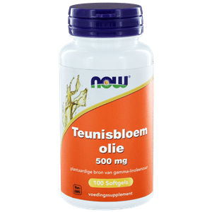 Teunisbloemolie 500 mg 100 softgels NOW