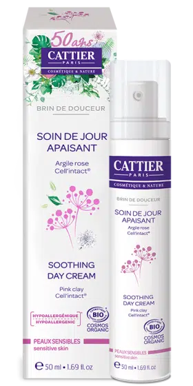 Dagccrème kalmerend gevoelige huid 50 ml Cattier