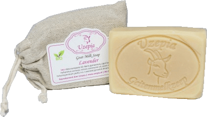 Goat milk Soap Lavendel 80 gram Uzepia