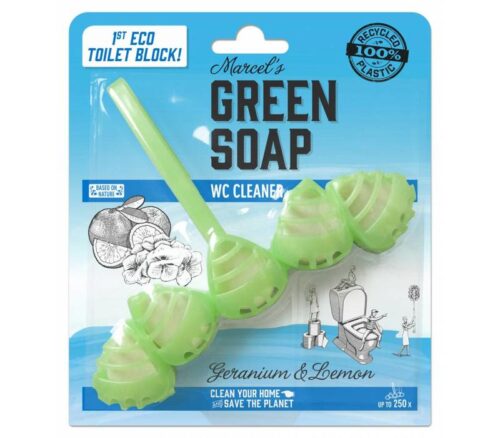 Toilet block geranium & lemon 55g Marcel's GR Soap