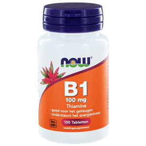 Vitamine B1 100 mg 100 tabletten NOW