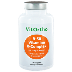 B-50 Vitamine B-complex 100 vegi-caps Vitortho