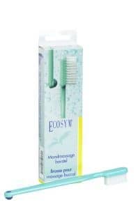 Ecosym mond massage borstel 1 stuks