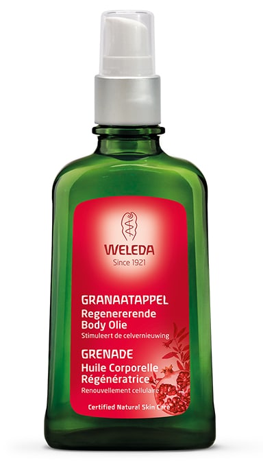 Granaatappel regenererende body olie 100 ml Weleda