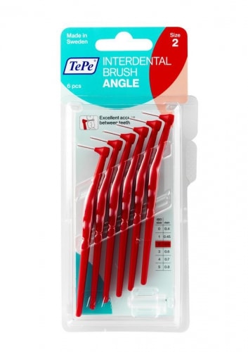 Interdental ragers Angle 0.5mm rood Tepe