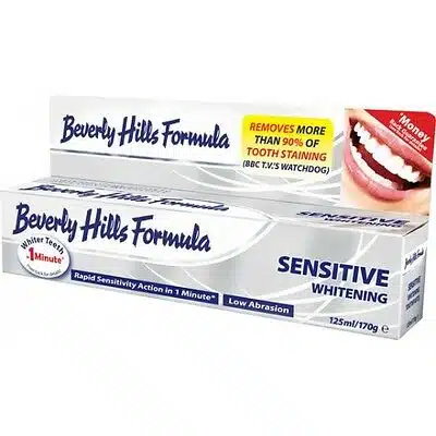 Natural white sensitive tandpasta 125ml Beverly Hills