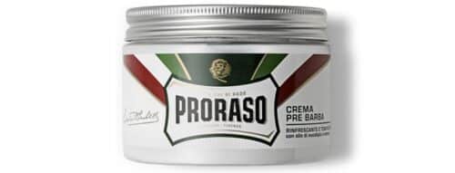 Preshave crème eucalyptus/menthol 300ml (groen) Proraso