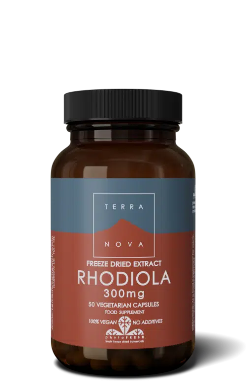 Rhodiola 300 mg 50 vegi-capsules Terranova
